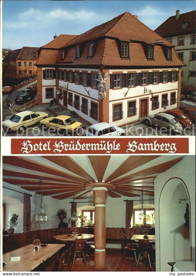 72577695 Bamberg Hotel Brudermuehle Fraenkische Weinschaenke Gaststube Bamberg - Bamberg
