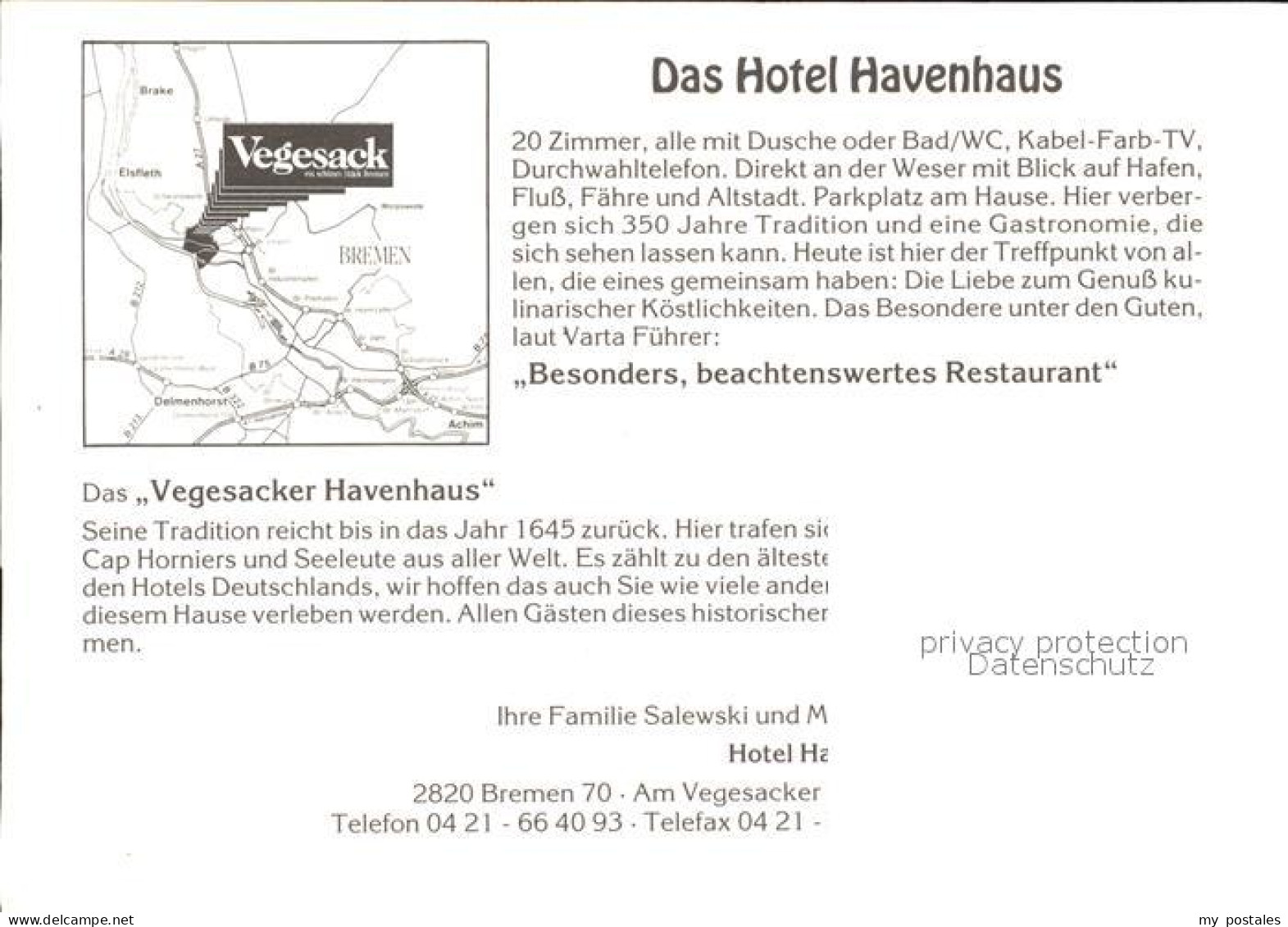 72577654 Vegesack Hotel Havenhaus Arbergen - Bremen
