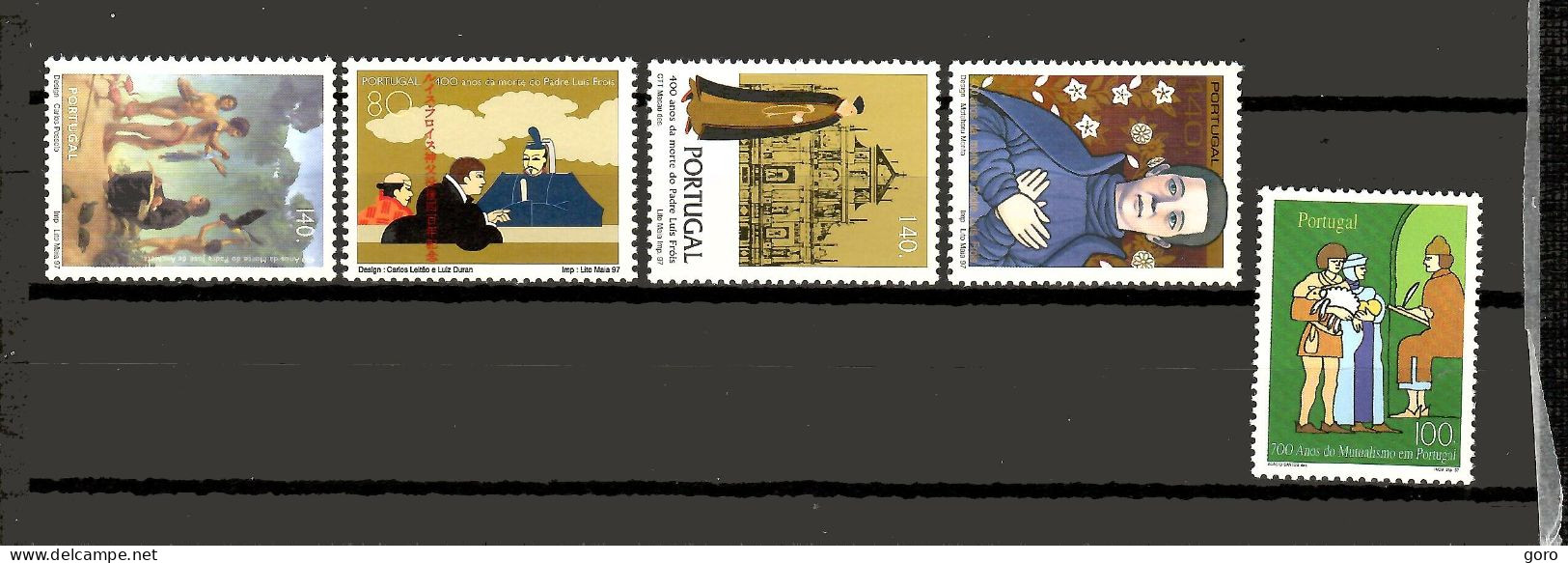 Portugal  1997  .-   Y&T  Nº   2170-2171/73-2182   ** - Unused Stamps