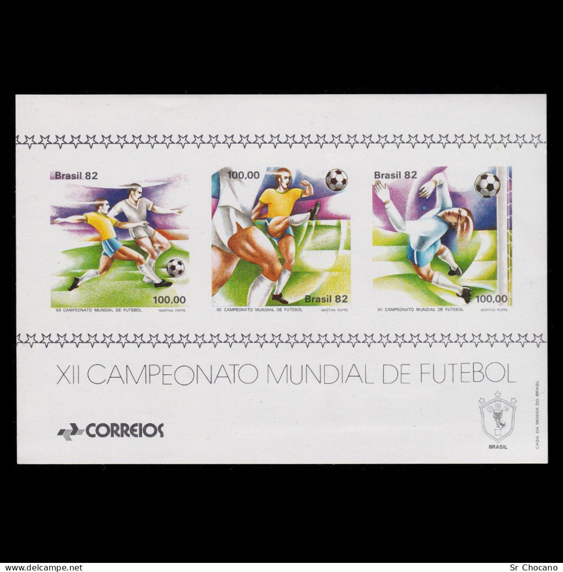 WORD CUP FOOTBALL.BRAZIL.1982.Souvenir Sheet .Scott 1789 MNH - Other & Unclassified