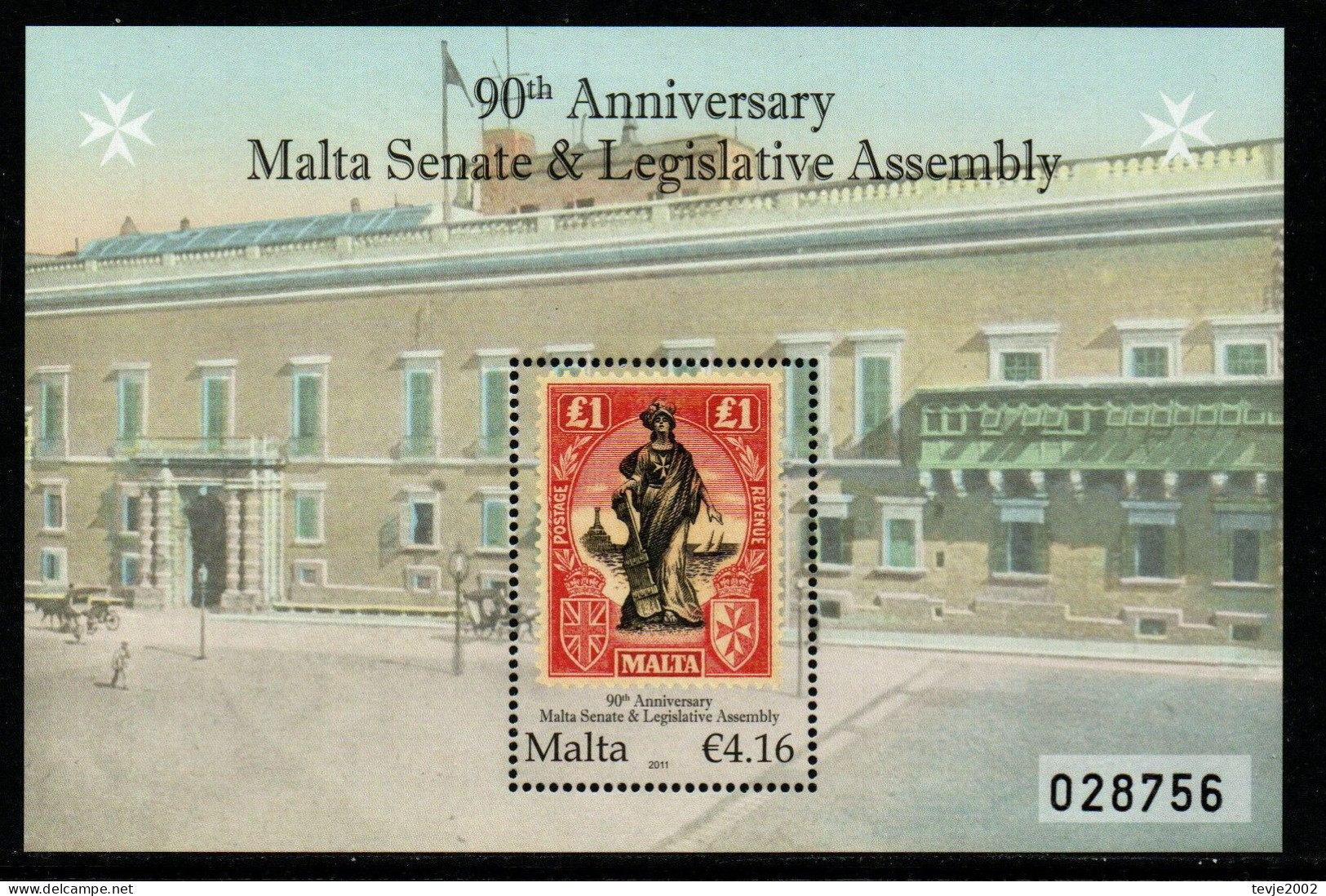 Malta 2011 - Mi.Nr. Block 51 - Postfrisch MNH - SoS - Timbres Sur Timbres