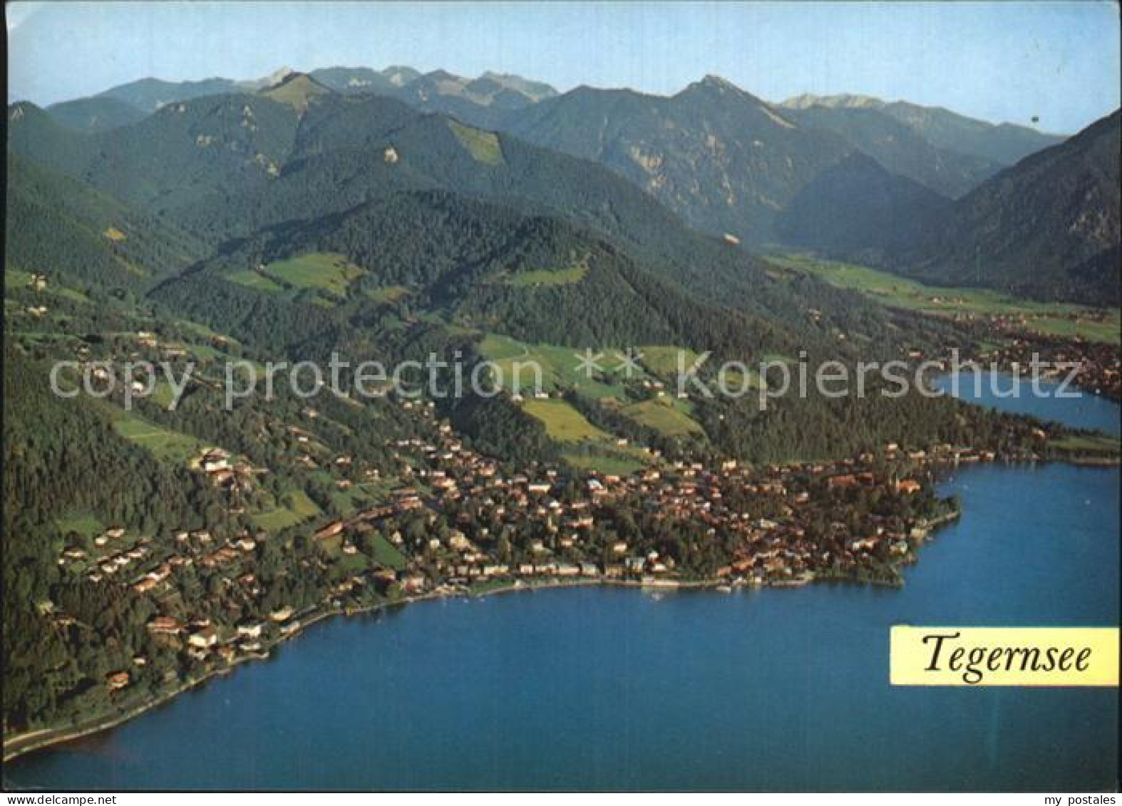 72577562 Tegernsee Mit Baumgarten Und Brecherspitz Fliegeraufnahme Tegernsee - Tegernsee