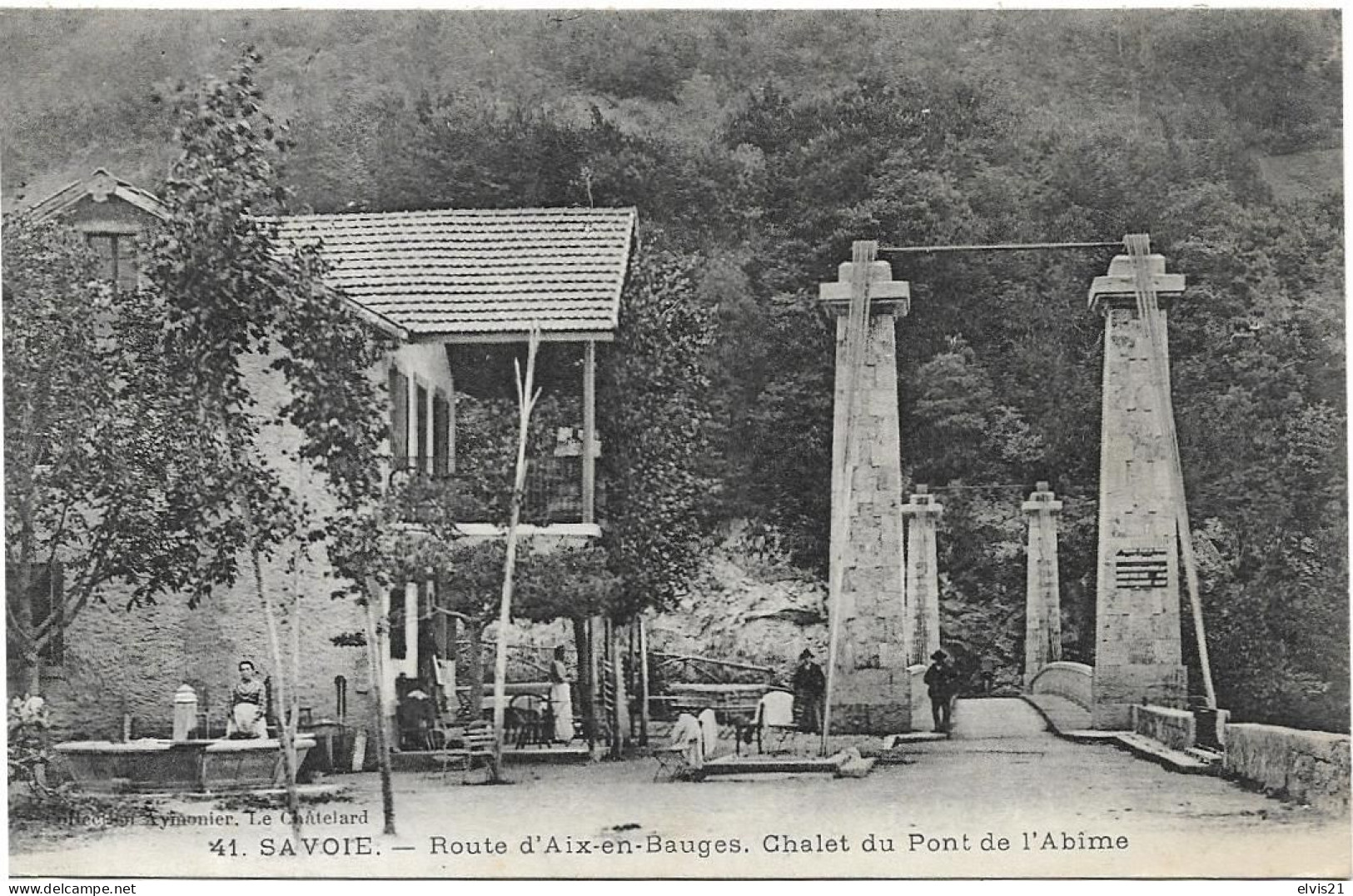 Route D' Aix En Bauges. Chalet Du Pont De L' Abîme - Other & Unclassified