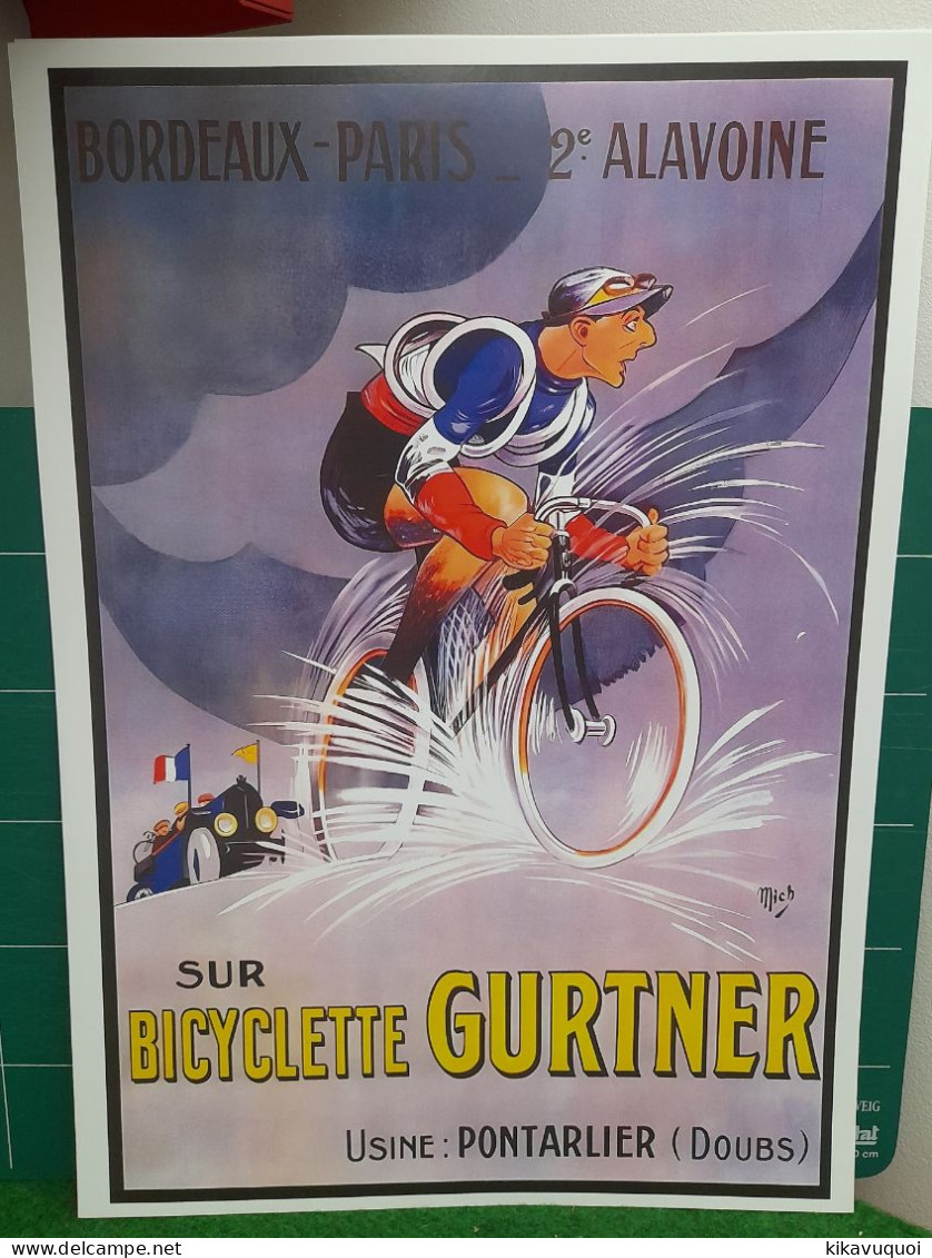 VELO GURTNER - AFFICHE POSTER - Autres & Non Classés