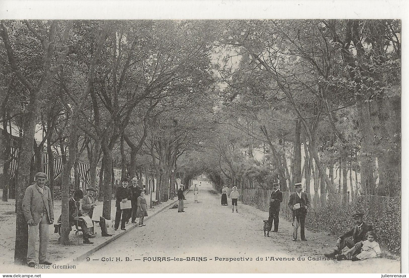 Perspective De L'avenue Du Casino - Fouras-les-Bains