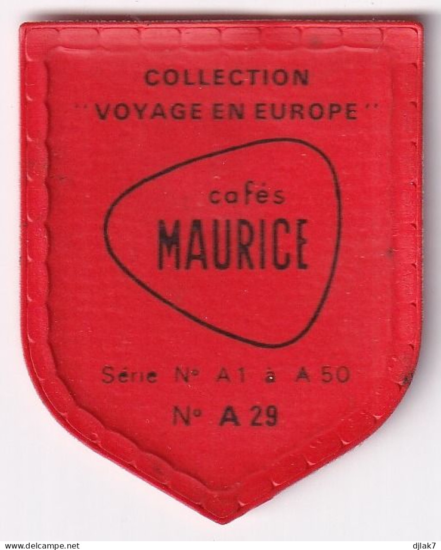Chromo Plastifié Cafés Maurice Collection Voyage En Europe N° A 29 Capri - Tea & Coffee Manufacturers