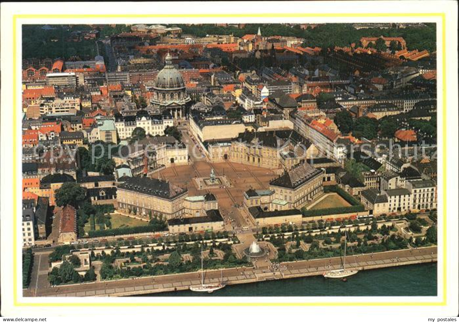 72577446 Amalienborg Schloss Fliegeraufnahme Daenemark - Danemark