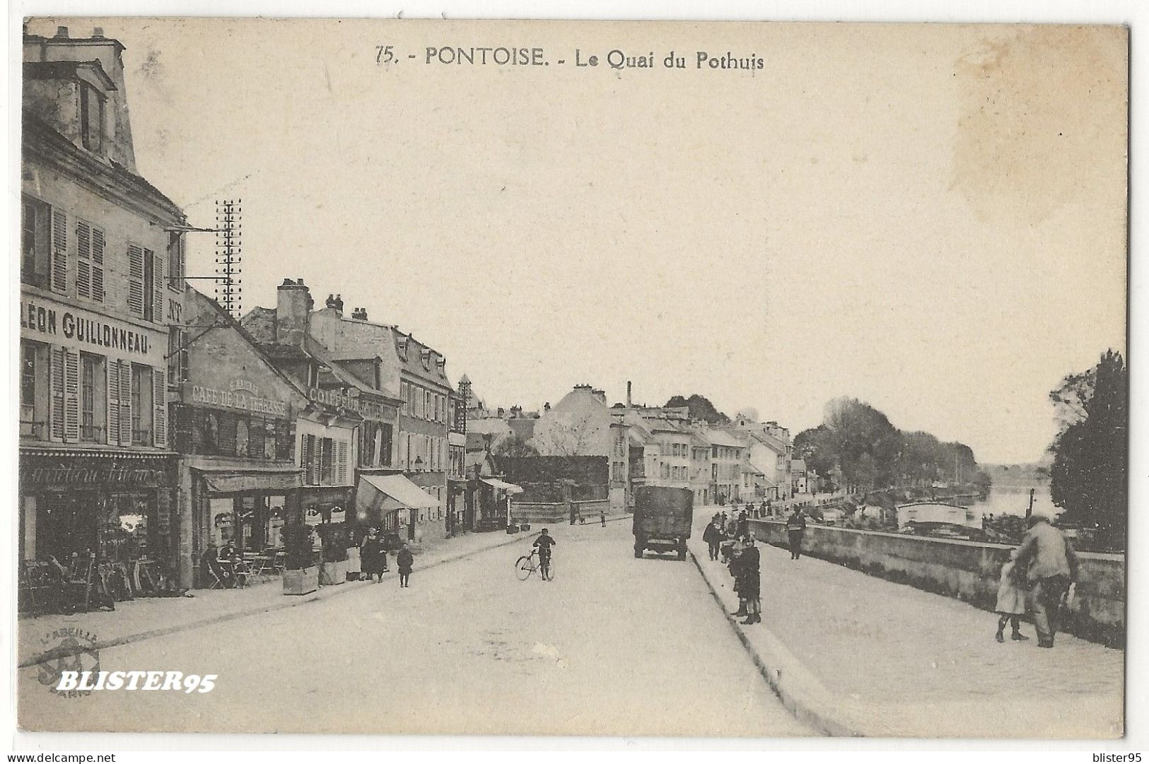 Pontoise (95) , Quai Du Pothuis , Envoyée En 1920/1930 - Pontoise