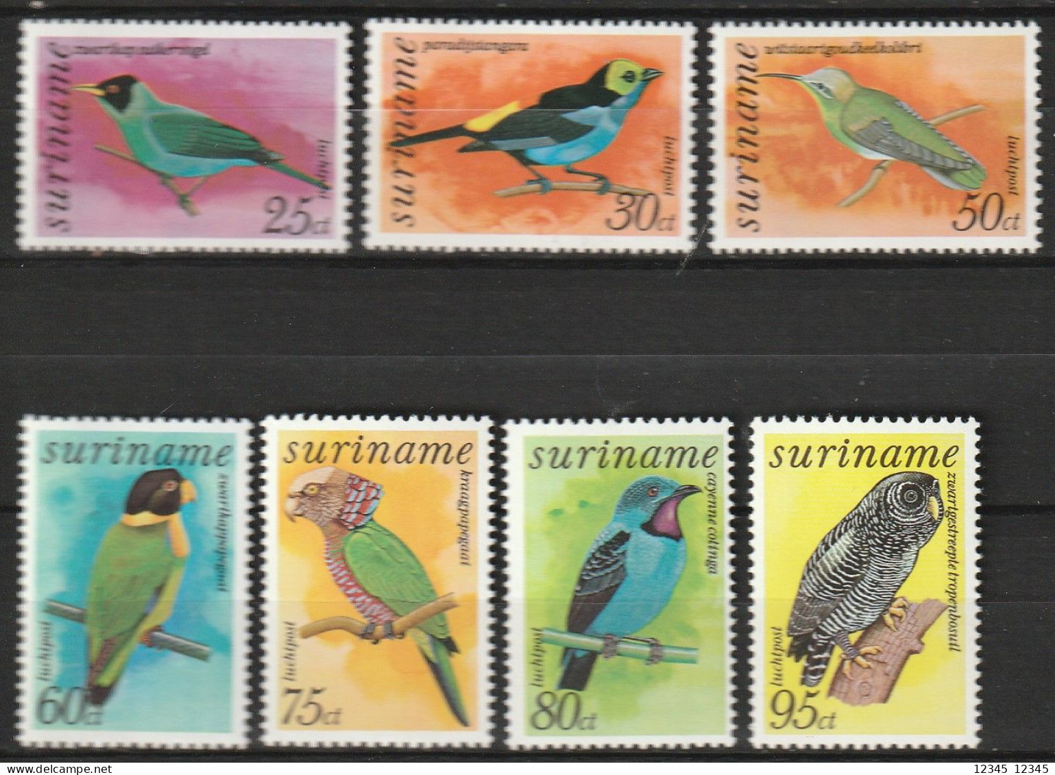 Suriname 1977, Postfris MNH, Birds - Surinam