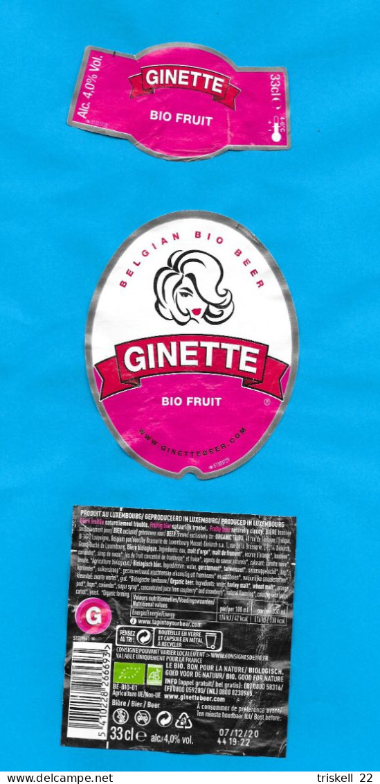 Ginette Bio Fruit   AM T8 - Bière