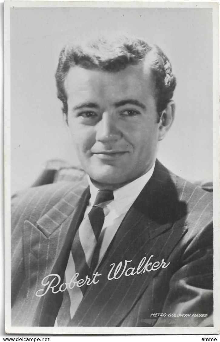 Vintage Postcard   *  Cinema Actor - Film -  Robert Walker - Acteurs