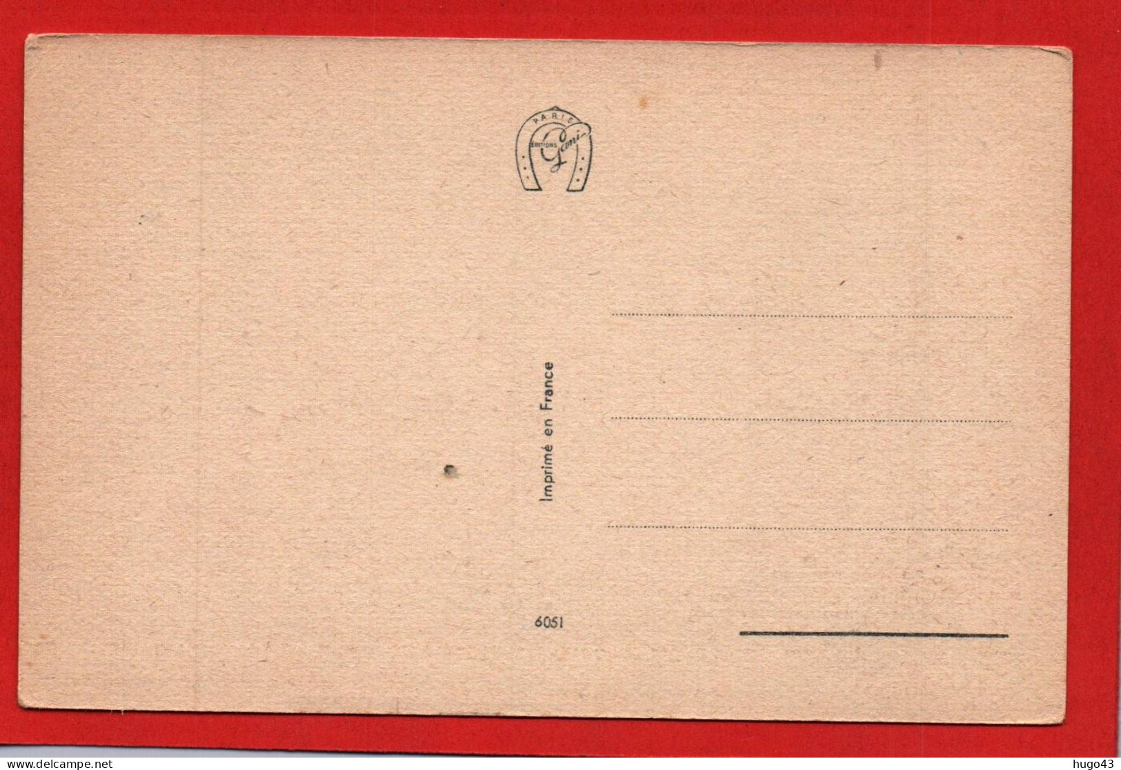 (RECTO / VERSO) VOILIER -  PECHE - A. MONPORT N° 6051 - CPA  - 75 - Segelboote