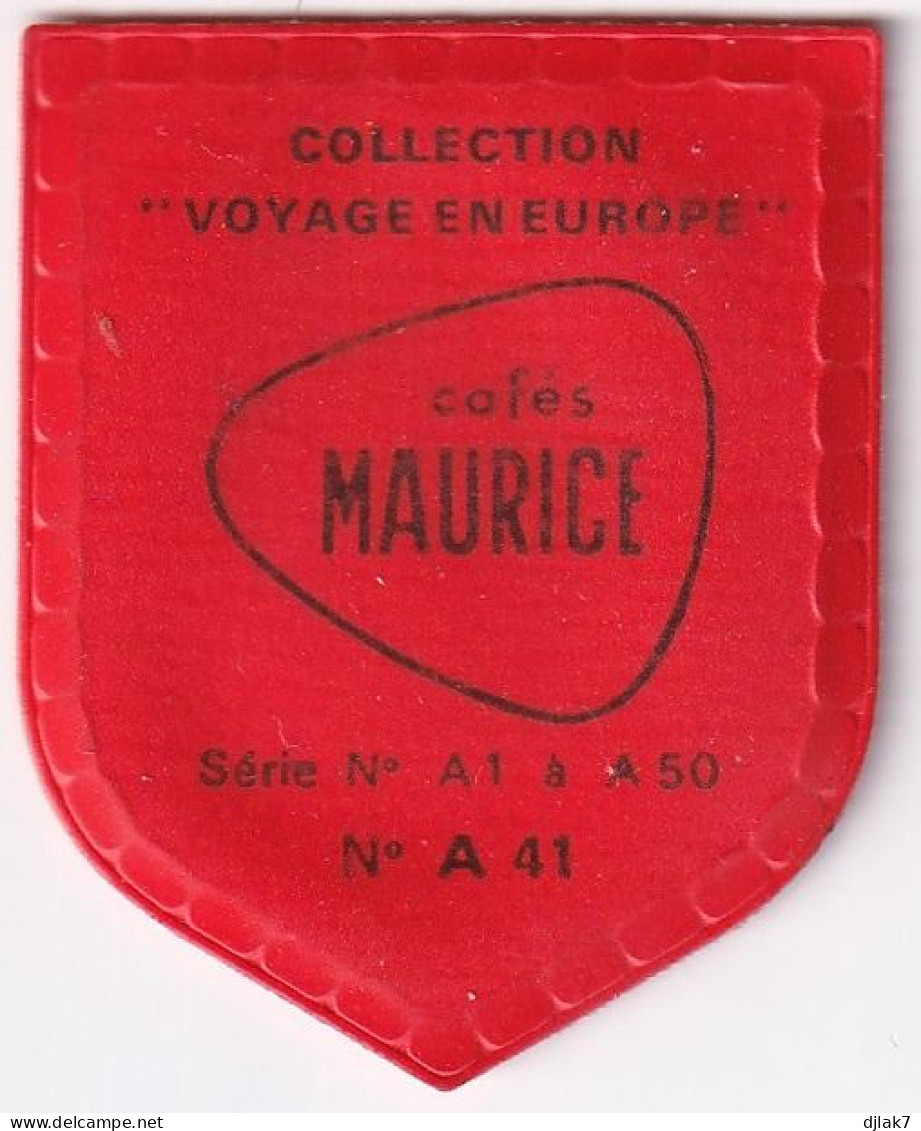 Chromo Plastifié Cafés Maurice Collection Voyage En Europe N° A 41 La Haye - Tea & Coffee Manufacturers