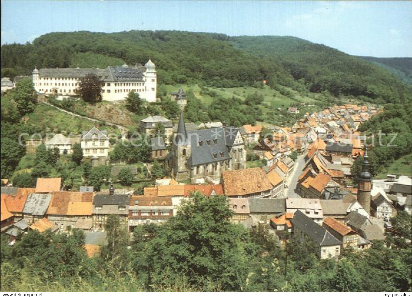 72577335 Stolberg Harz Uebersicht Kirche Stolberg Harz - Stolberg (Harz)