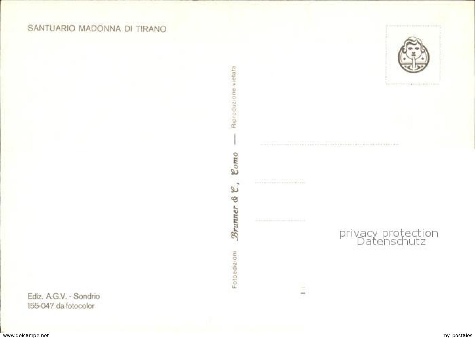 72577308 Tirano Santuario Madonna Di Tirano Kloster Kirche Tirano - Autres & Non Classés
