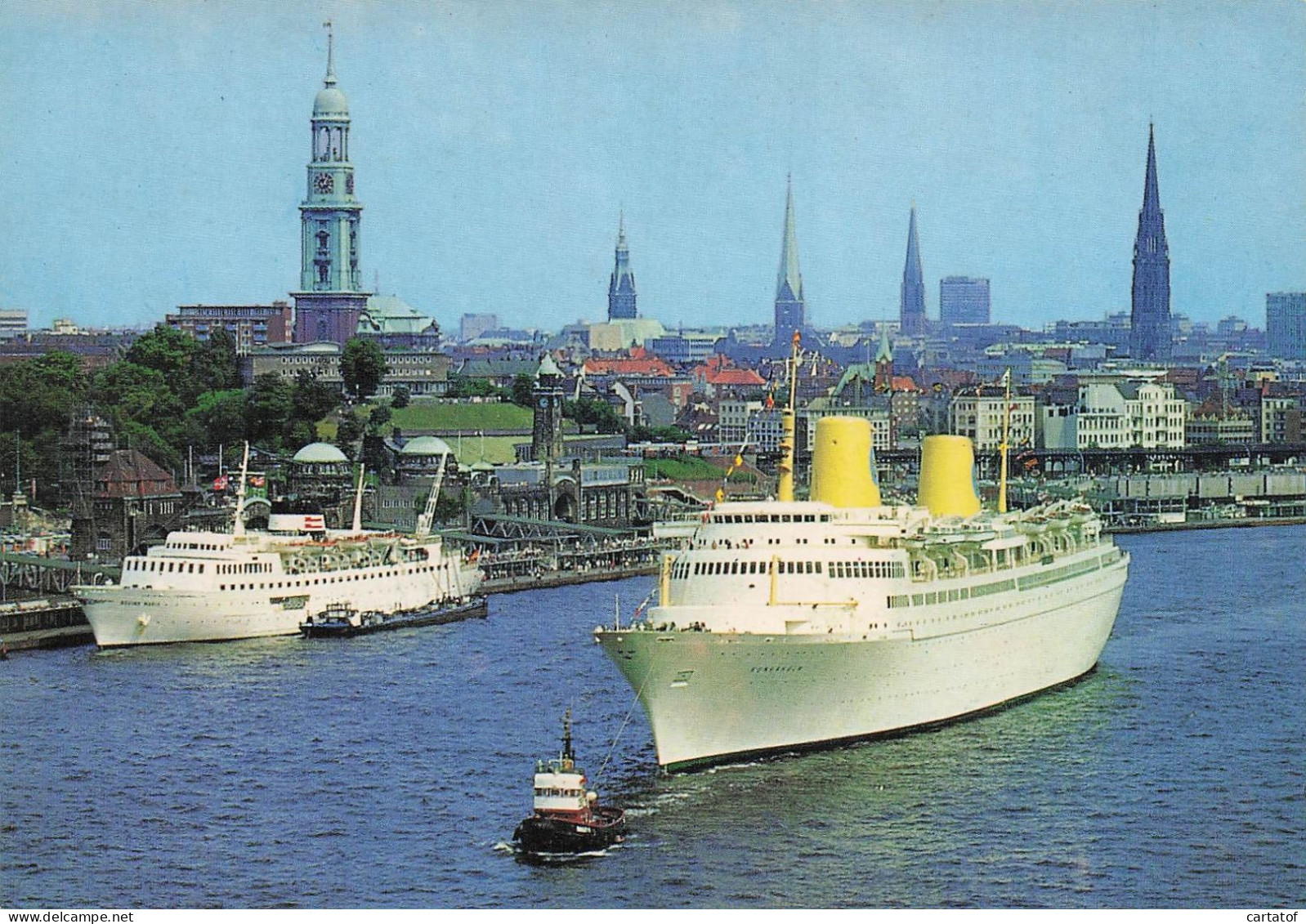 HAMBURG . Hafen Mit Stadtpanorama - Autres & Non Classés