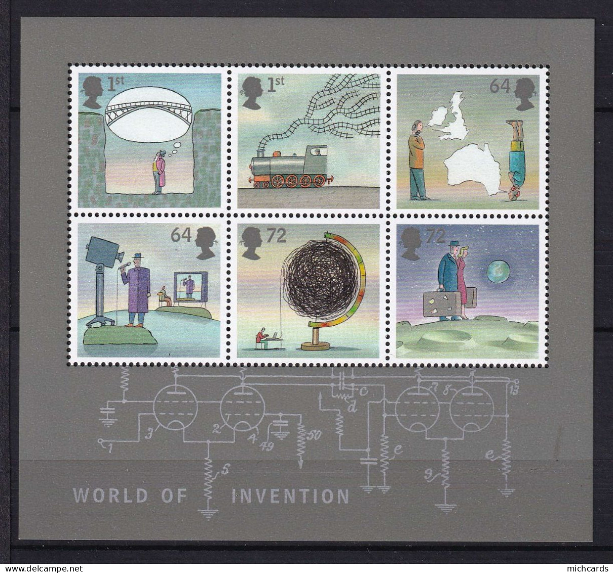 194 GRANDE BRETAGNE 2007 - Y&T BF 45 - Pont Locomotive Telephone Television Voyage - Neuf ** (MNH) Sans Charniere - Ongebruikt