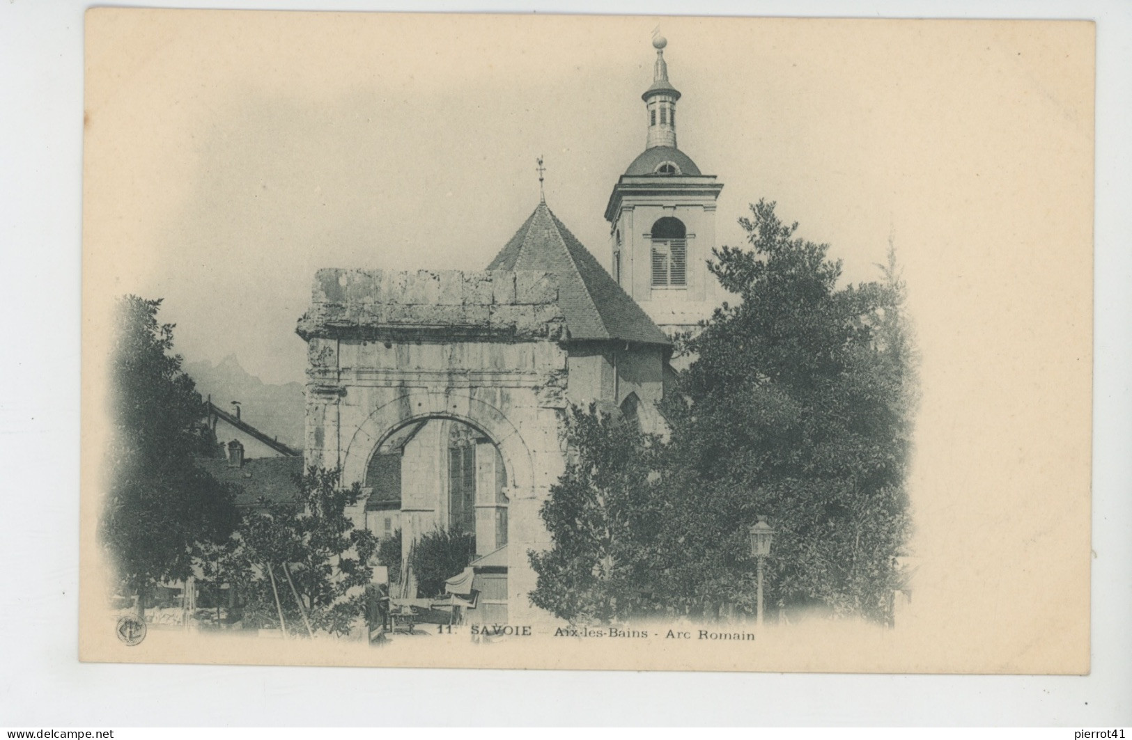 SAVOIE - AIX LES BAINS - Arc Romain (carte Précurseur COLLECTION DU TOURING CLUB DE FRANCE) - Aix Les Bains