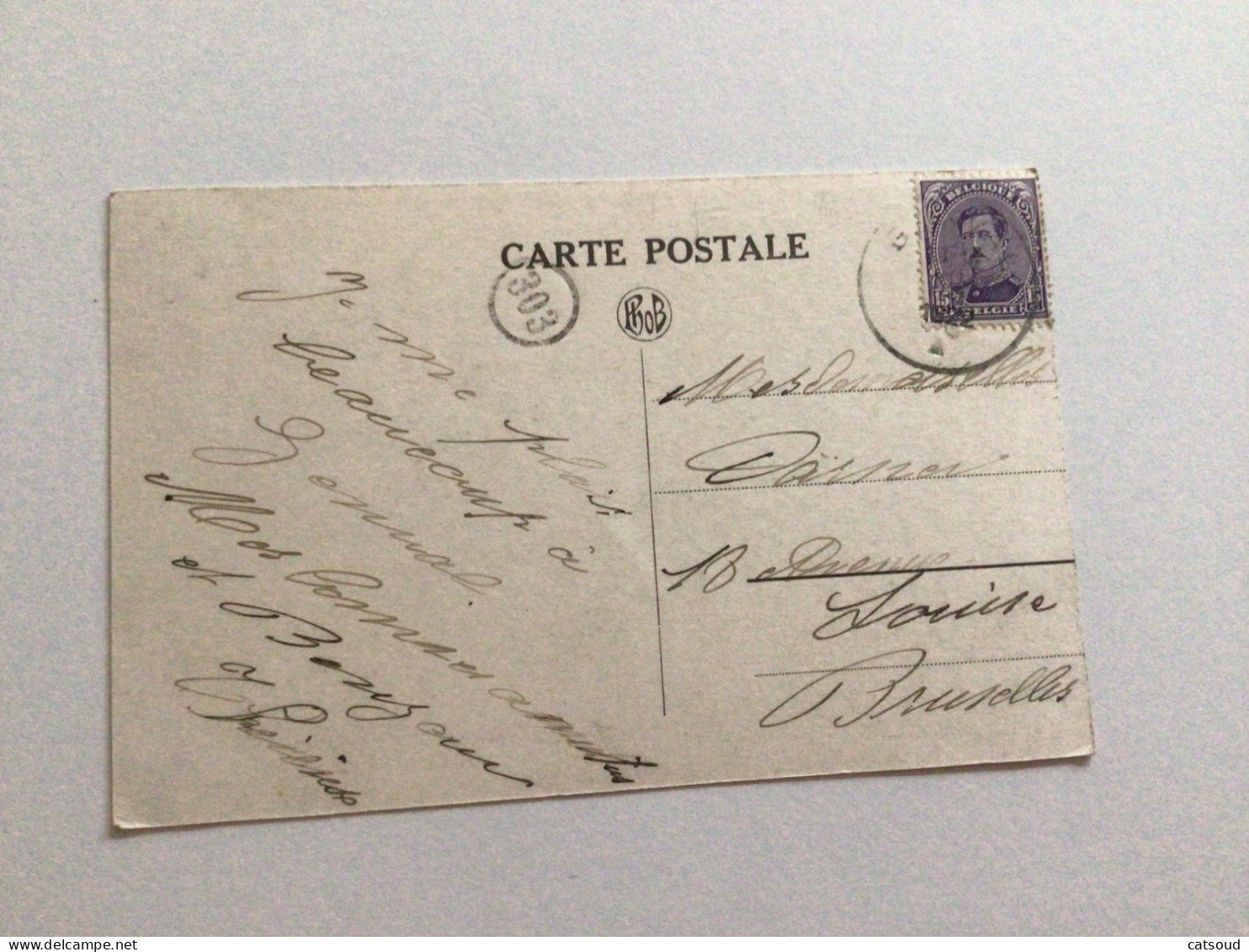 Carte Postale Ancienne (1922) Genval-les-Eaux La Maison Du Seigneur - Rixensart