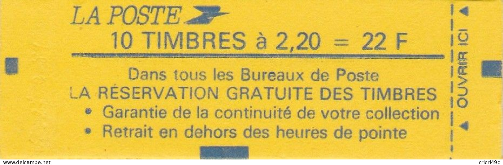 Marianne Liberté Delacroix N° 2376-c11  Daté 5. 27/02/89 Neuf** - Modernes : 1959-...