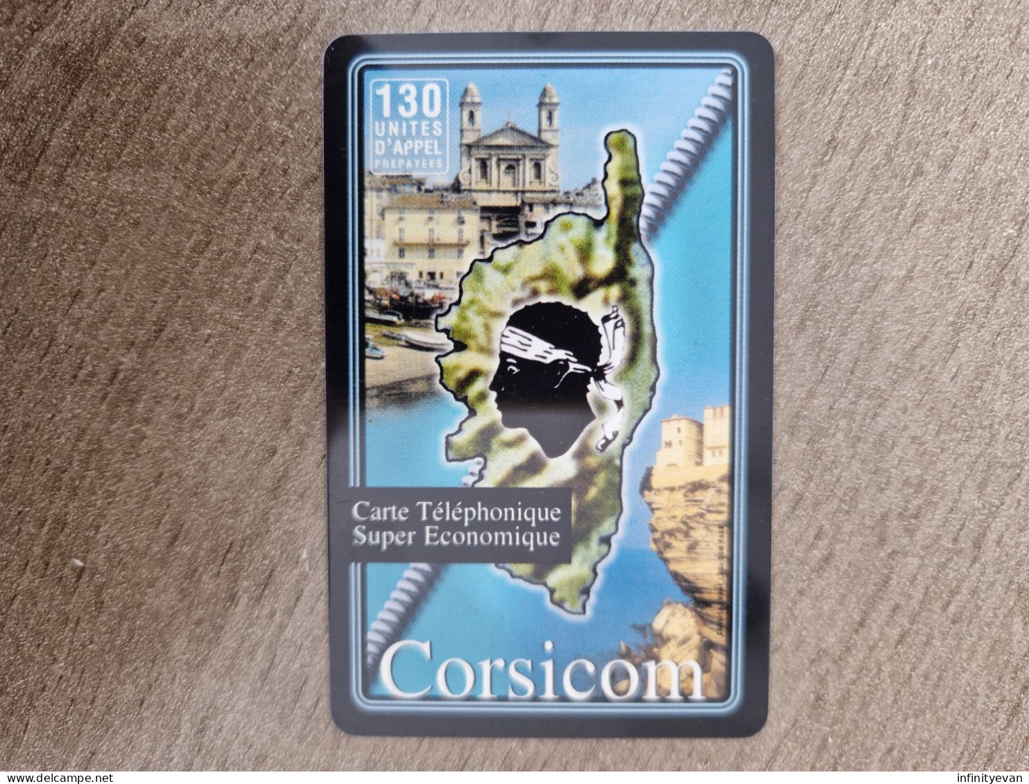Prépayée Corse 130 Unités Corsicom - Autres & Non Classés