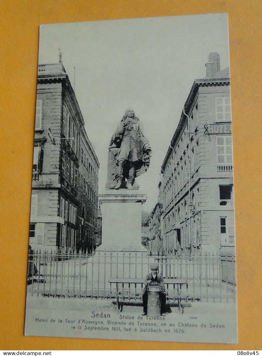SEDAN -- Lot De 3 Cartes ANIMEES - Place Alsace-Lorraine - Sous-Préfecture - Statue De Turenne - Sedan