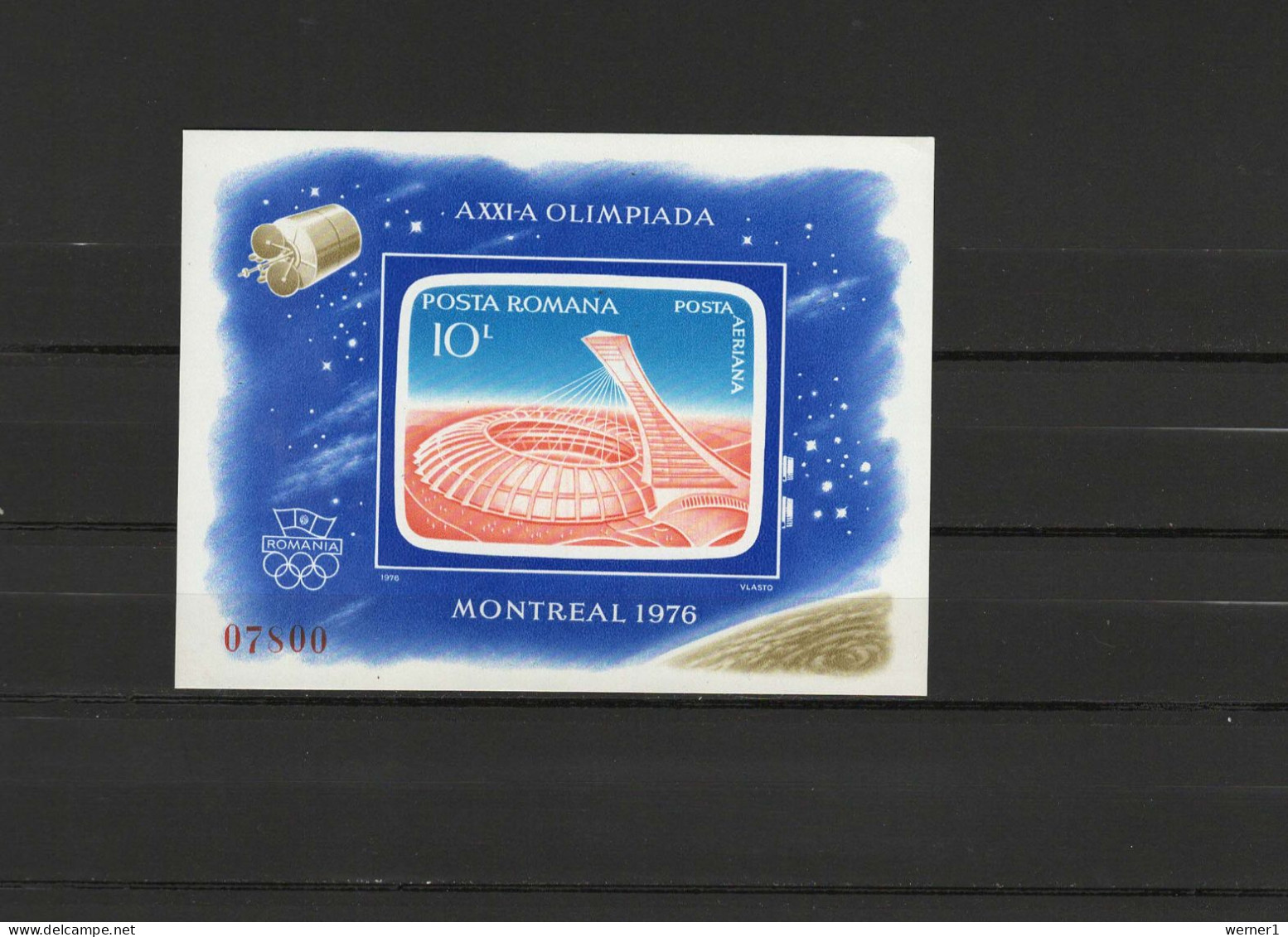 Romania 1976 Olympic Games Montreal, Space S/s Imperf. MNH -scarce- - Verano 1976: Montréal