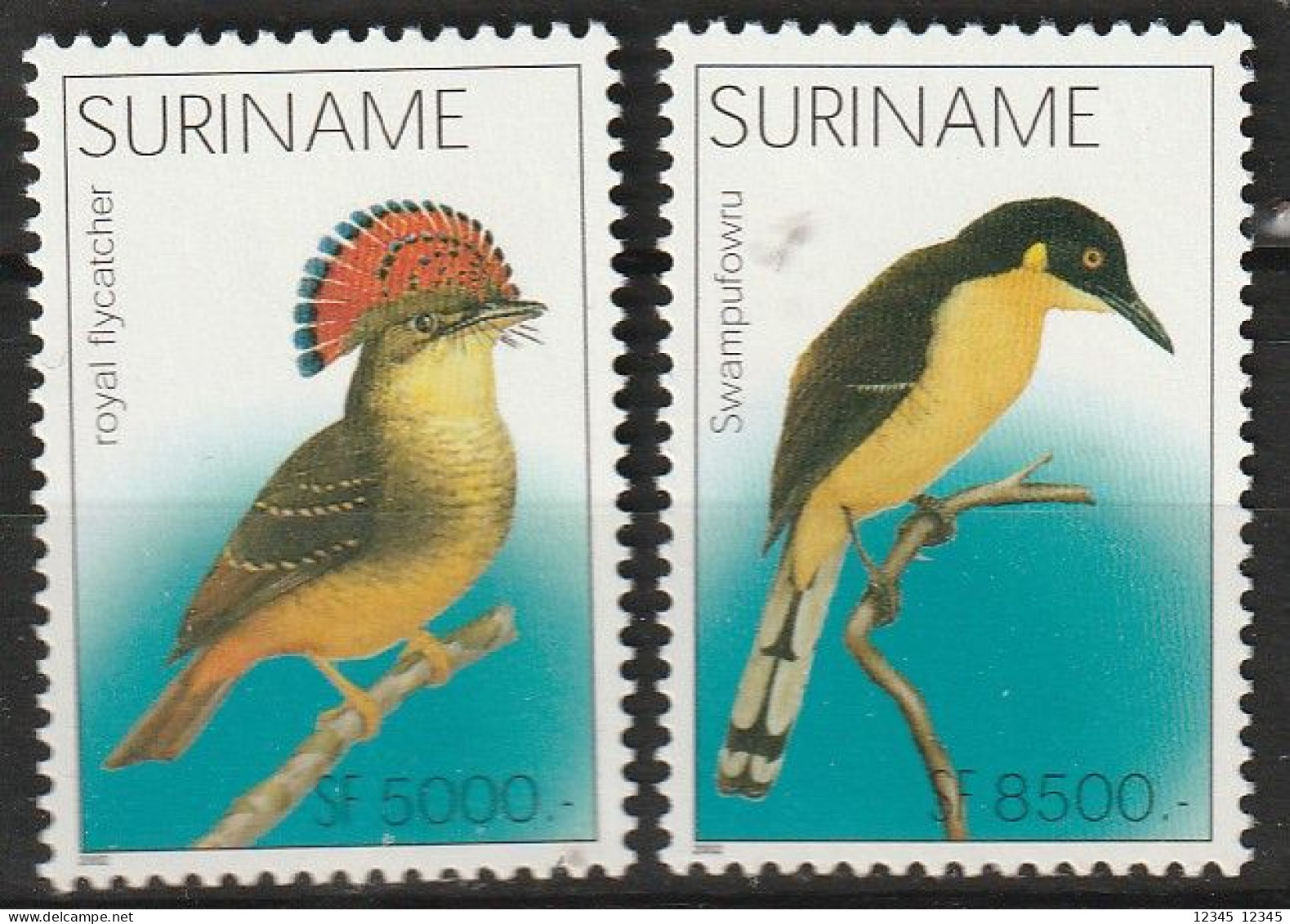 Suriname 2002, Postfris MNH, Birds - Surinam