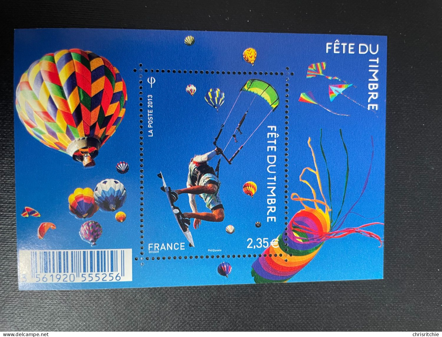 France - 2013 - ** N° F4810 ** - "Le Timbre Fête L'air - Montgolfière, Kitesurf" - Neufs