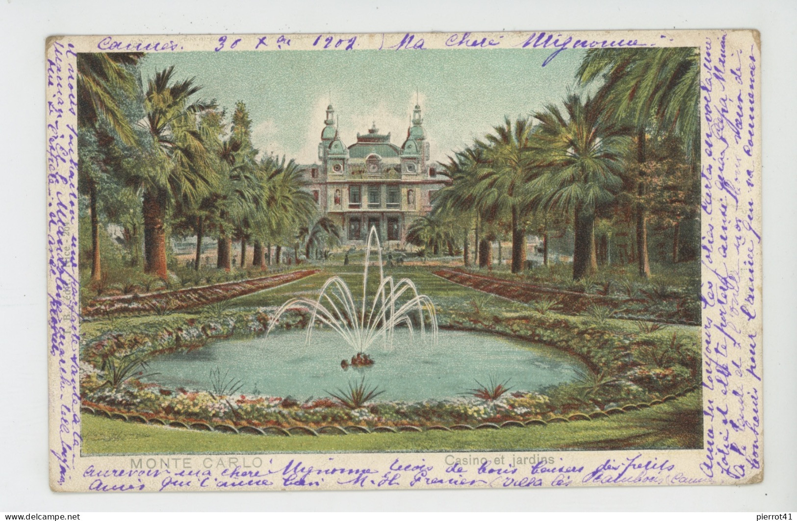 MONACO - MONTE CARLO - Casino Et Jardins (1902) - Monte-Carlo