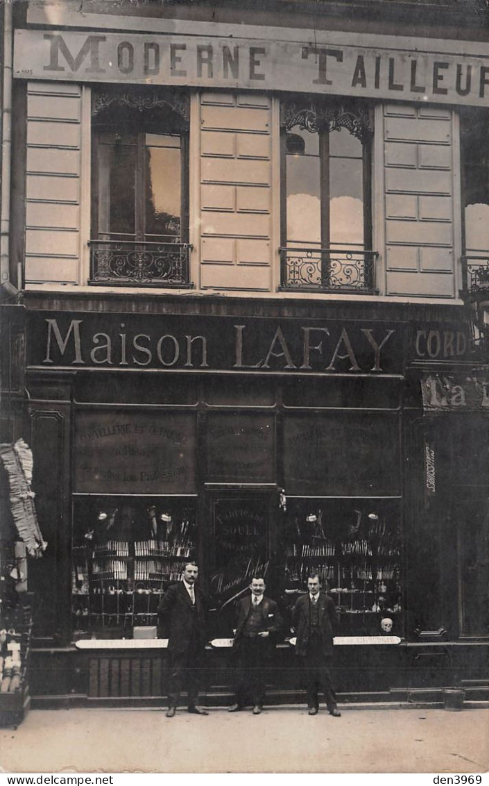 ANNONAY (Ardèche) - Moderne Tailleur, Coutellerie Maison Laffay - Carte-Photo - Annonay