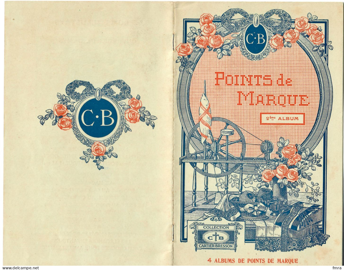 Album N°2 POINTS De MARQUE - Collection Cartier-Bresson - 12 Pp - état Neuf -  /GP84 - Point De Croix
