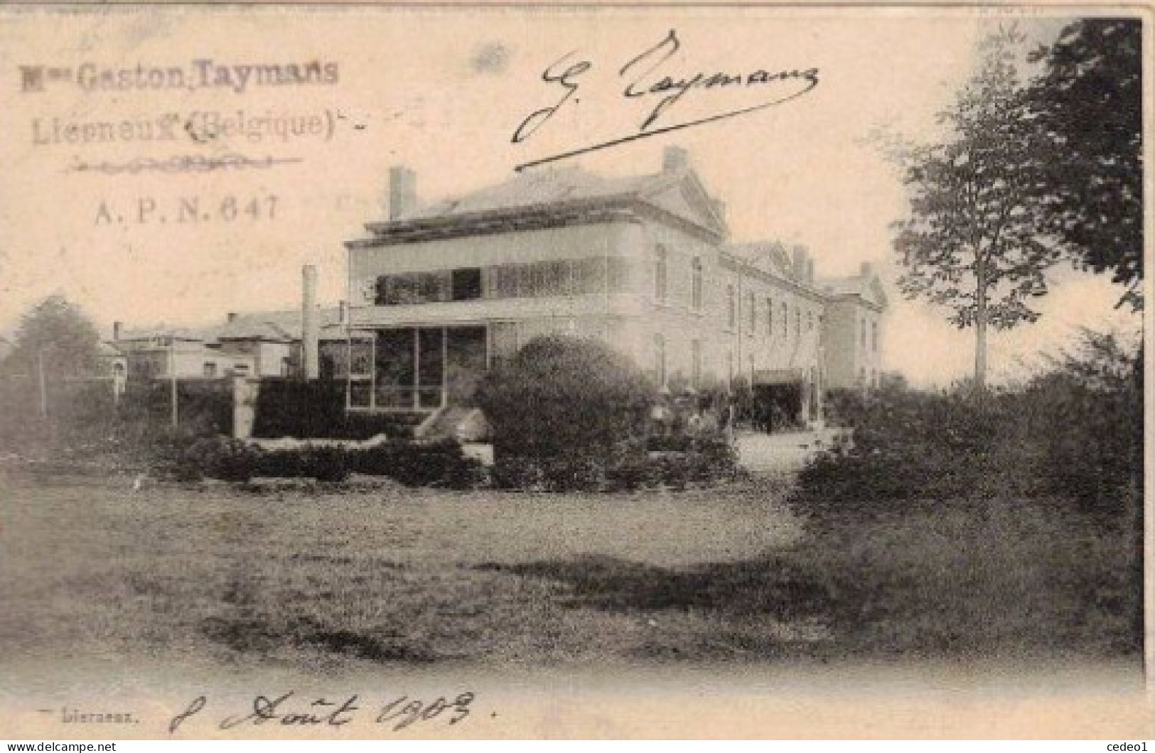 LIERNEUX  Mme GASTON TAYMANS - Lierneux