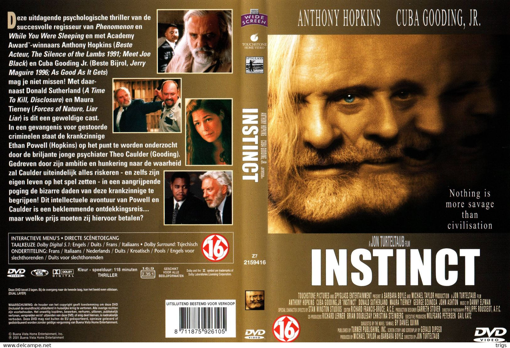 DVD - Instinct - Crime