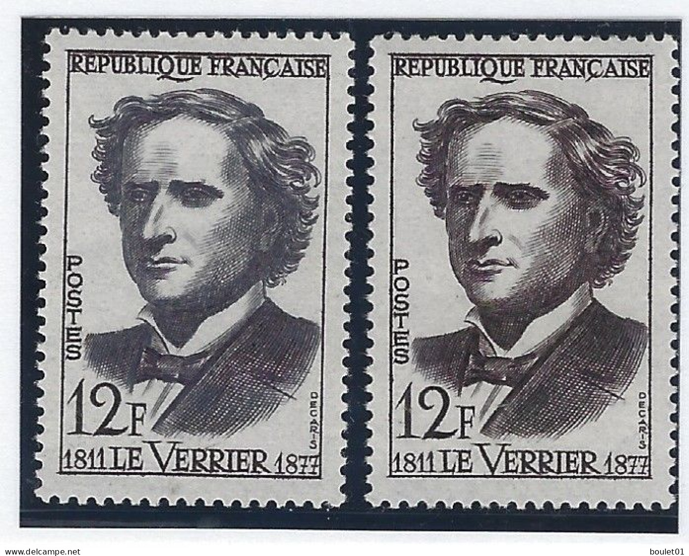 Timbre N° 1147 A Neuf * Couleur Brun Noir (cote 125 Euros) Voir Les 2 Scans - Unused Stamps