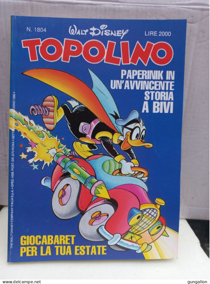 Topolino (Mondadori 1990) N. 1804 - Disney