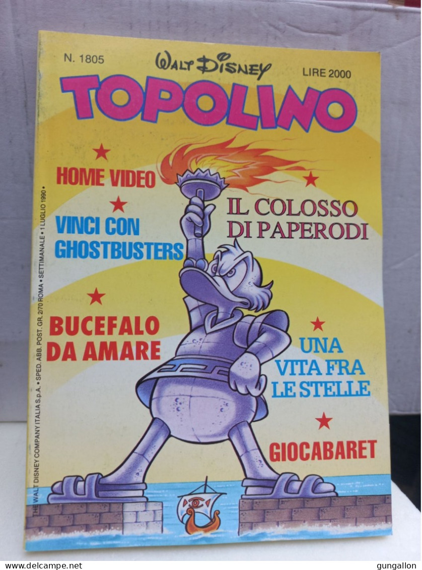Topolino (Mondadori 1990) N. 1805 - Disney