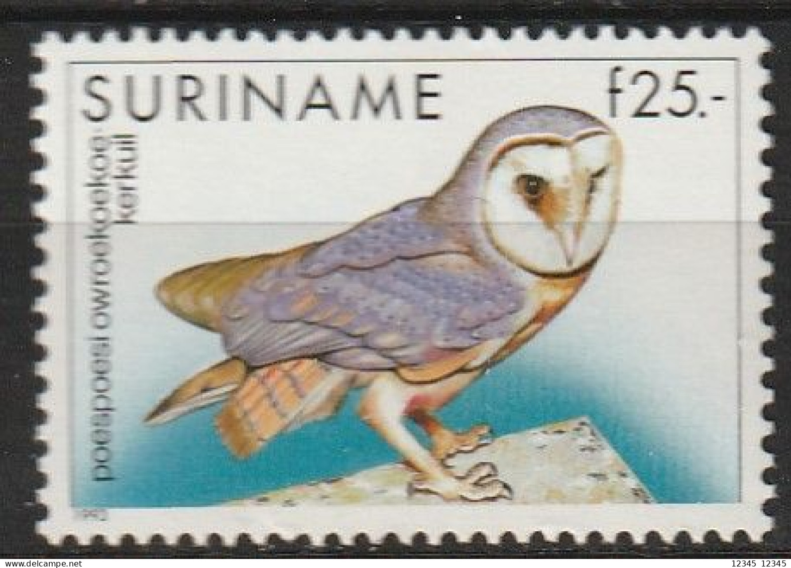Suriname 1993, Postfris MNH, Birds, Owl - Surinam