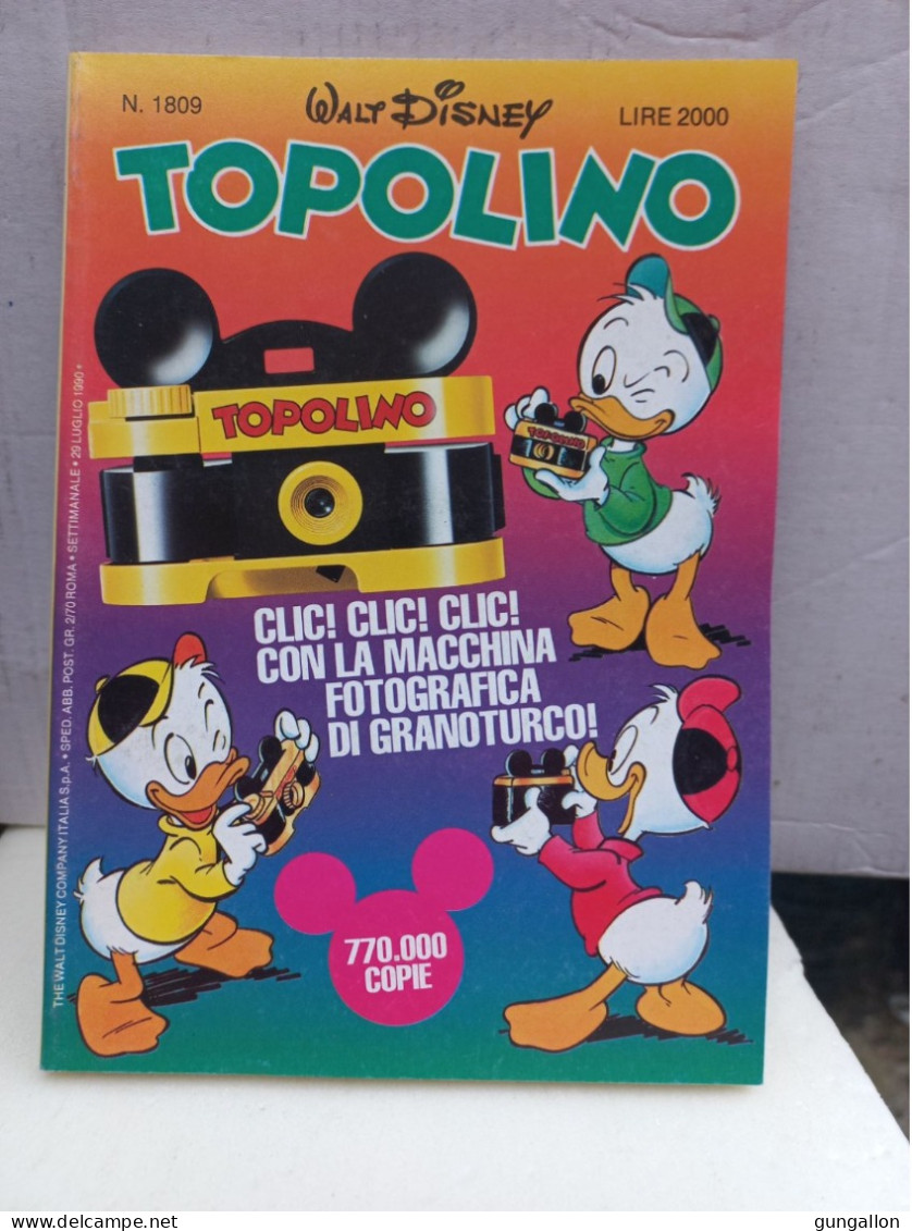 Topolino (Mondadori 1990) N. 1809 - Disney