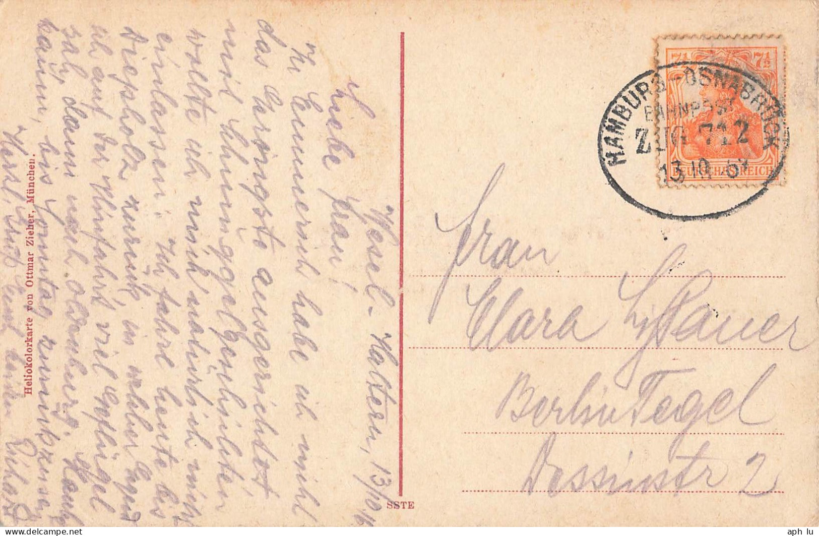 Bahnpost (Ambulant; R.P.O./T.P.O.) Hamburg-Osnabrück (ZA2616) - Cartas & Documentos