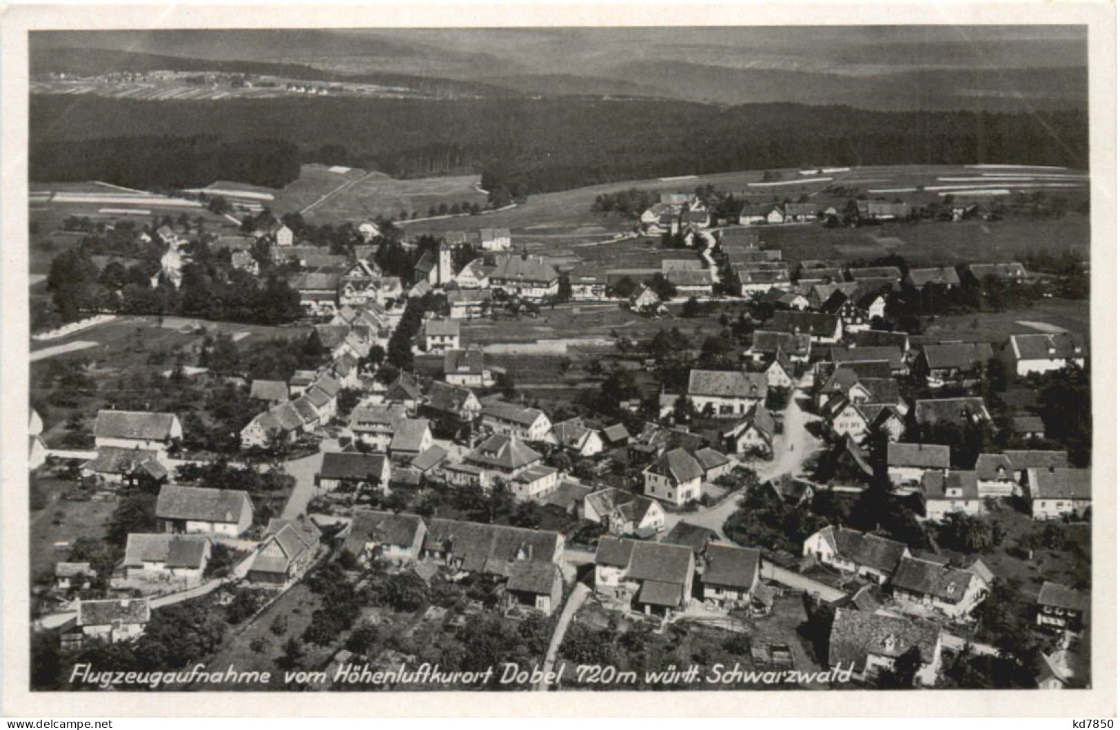 Dobel - Flugzeugaufnahme - Calw