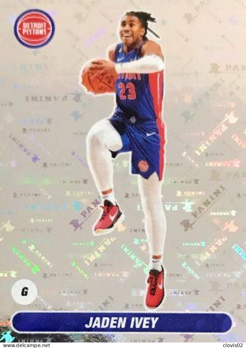 180 Jaden Ivey - Detroit Pistons - Panini NBA Basketball 2023-2024 Sticker Vignette - Autres & Non Classés
