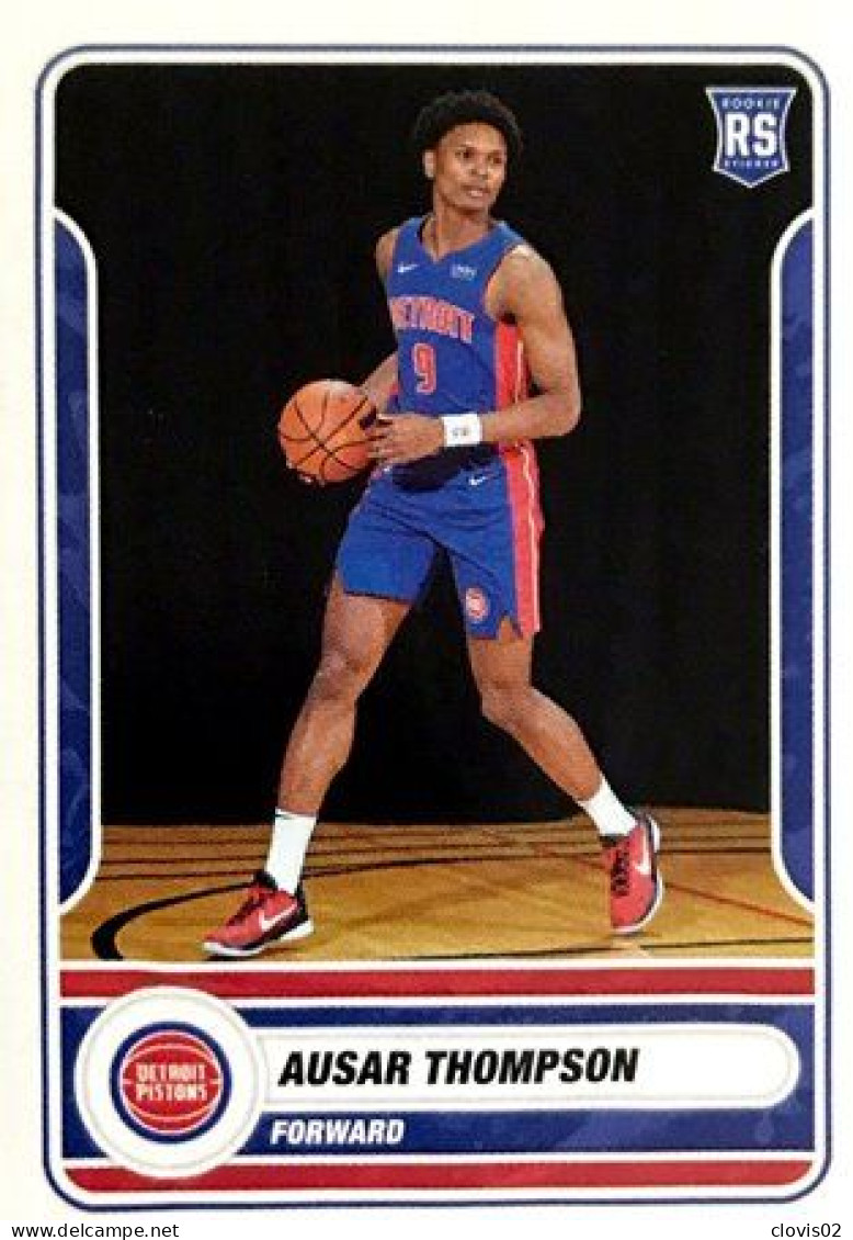 184 Ausar Thompson - Detroit Pistons - Panini NBA Basketball 2023-2024 Sticker Vignette - Autres & Non Classés