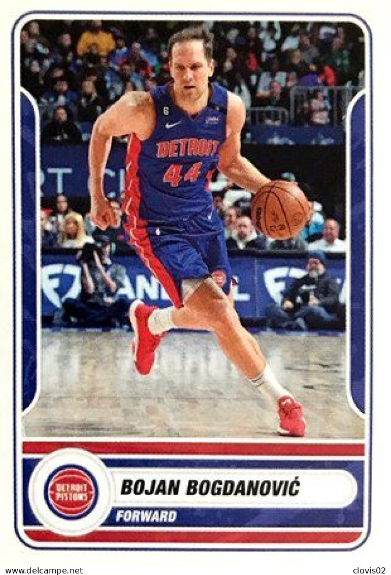 187 Bojan Bogdanović - Detroit Pistons - Panini NBA Basketball 2023-2024 Sticker Vignette - Otros & Sin Clasificación