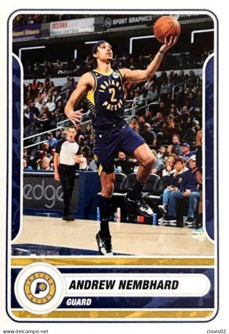199 Andrew Nembhard - Indiana Pacers - Panini NBA Basketball 2023-2024 Sticker Vignette - Autres & Non Classés
