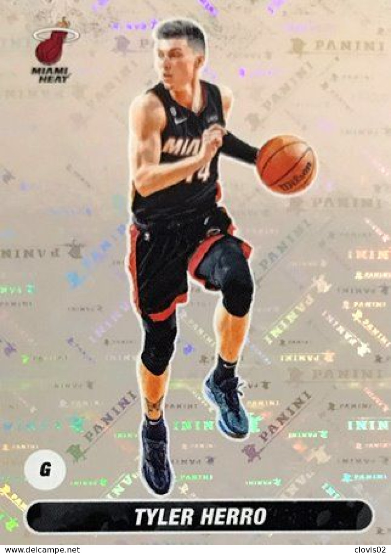 205 Tyler Herro - Miami Heat - Panini NBA Basketball 2023-2024 Sticker Vignette - Other & Unclassified