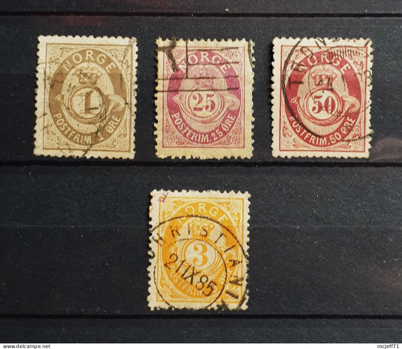 05 - 24 - Gino - Norvège Lot De Vieux Timbres - Norge Old Stamps - Value 100 Euros - Used Stamps