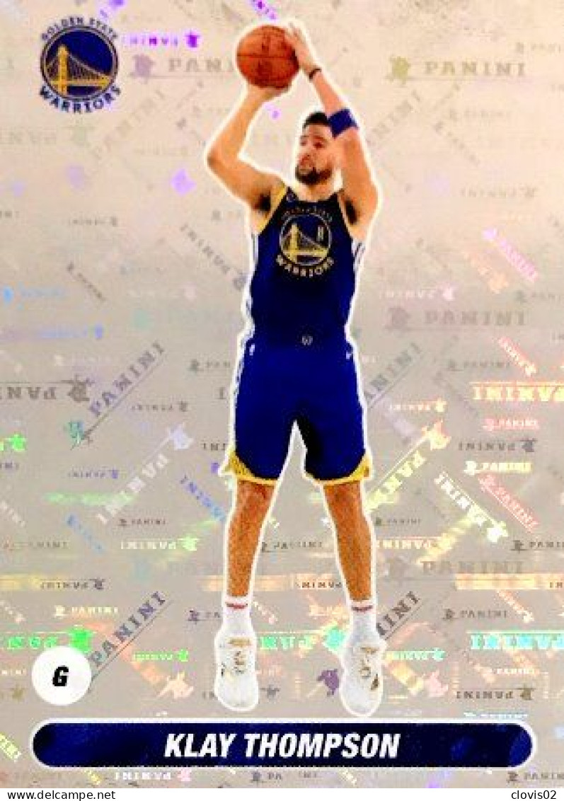 320 Klay Thompson - Golden State Warriors - Panini NBA Basketball 2023-2024 Sticker Vignette - Autres & Non Classés