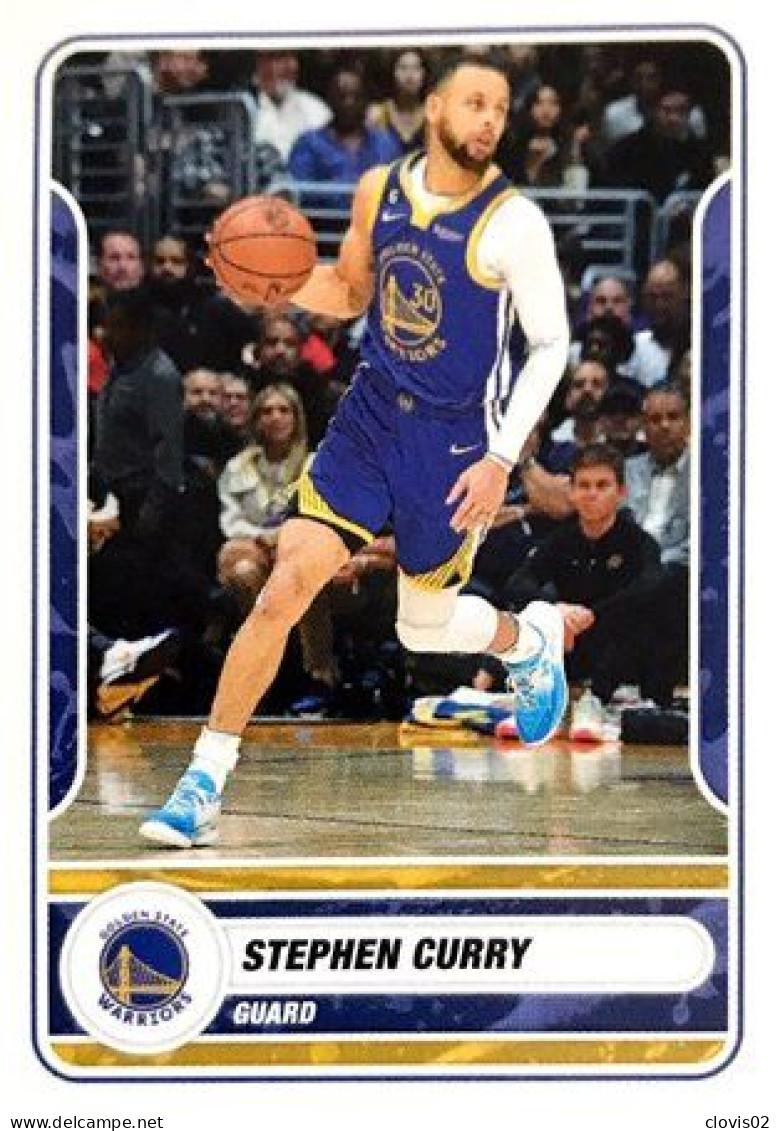 324 Stephen Curry - Golden State Warriors - Panini NBA Basketball 2023-2024 Sticker Vignette - Other & Unclassified