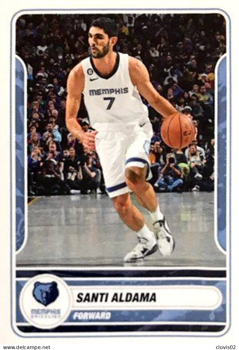 384 Santi Aldama - Memphis Grizzlies - Panini NBA Basketball 2023-2024 Sticker Vignette - Autres & Non Classés